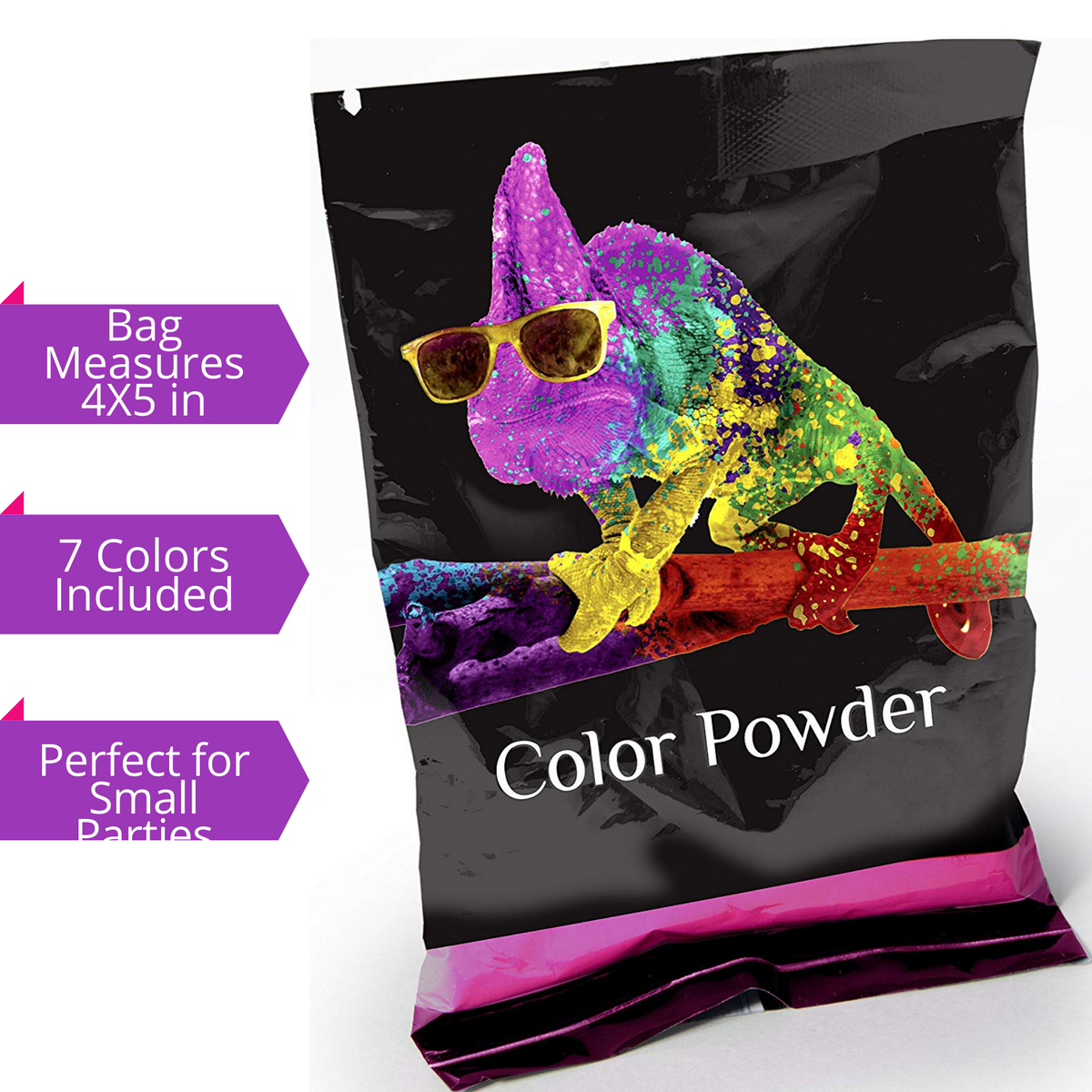 Chameleon Colors Blue Gender Reveal Powder - Easy-open Bags Of