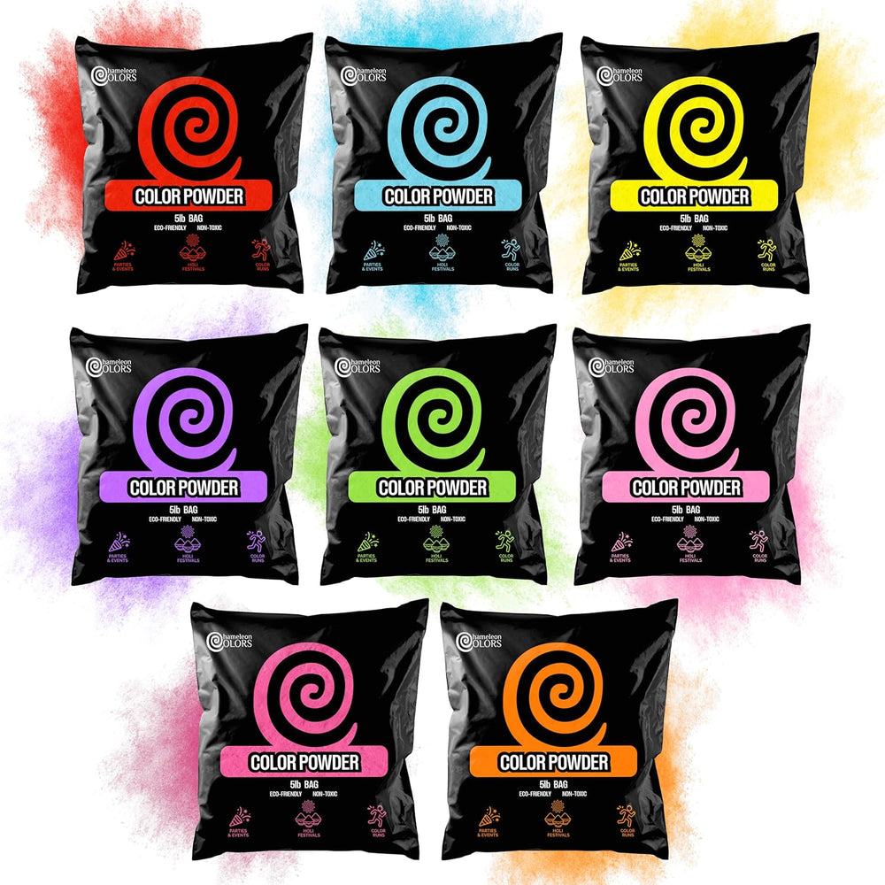 Pride Color Powder Color Powder 5 Pound Bags | 8 pack