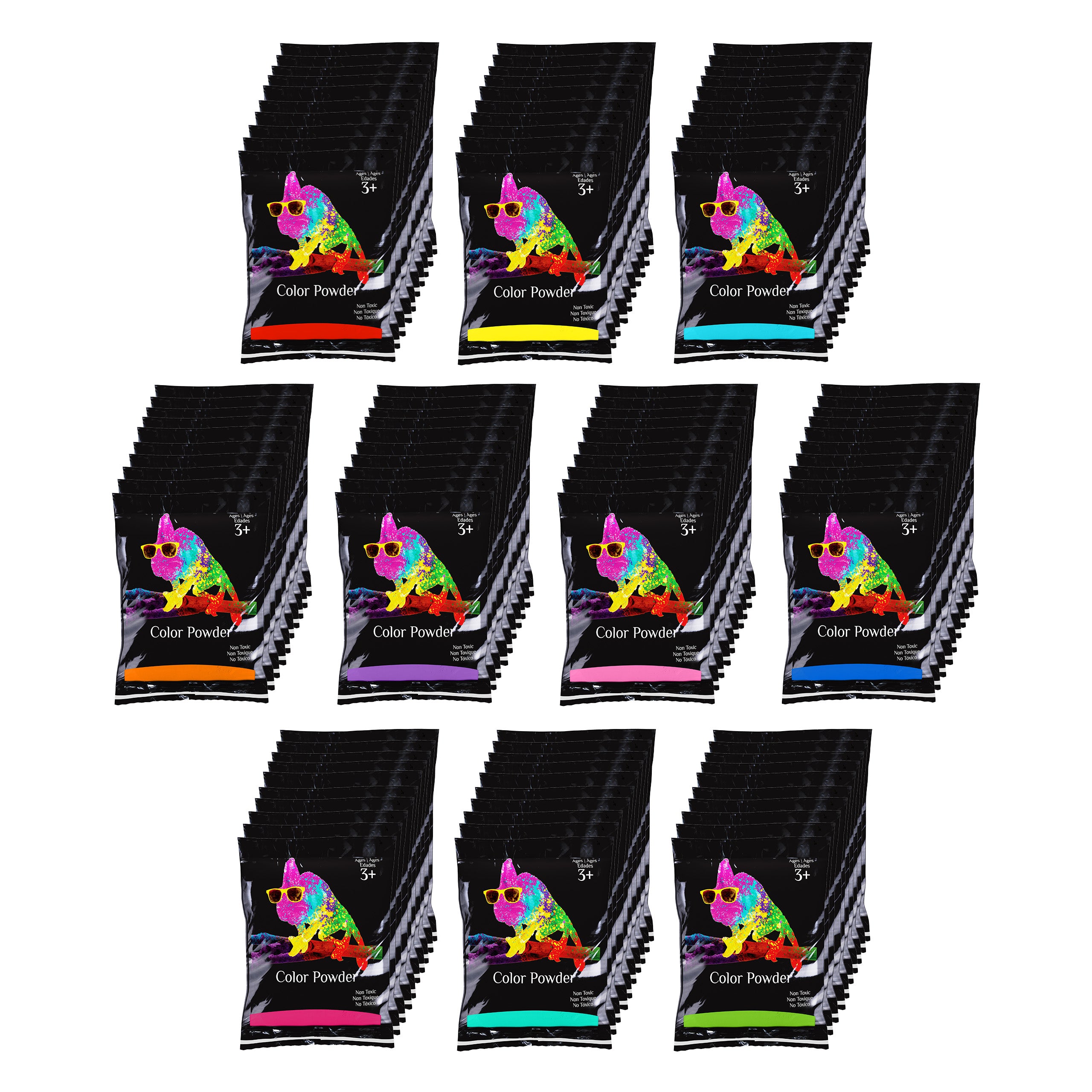 Bulk Color Powder Packets – 100 x 70g | Chameleon Colors