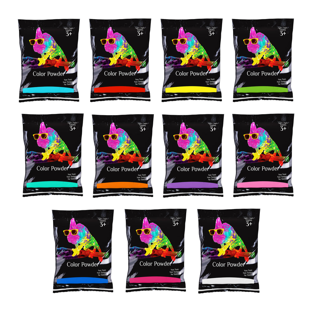 70g Color Powder Pack – 10 Pack + Bonus | Chameleon Colors