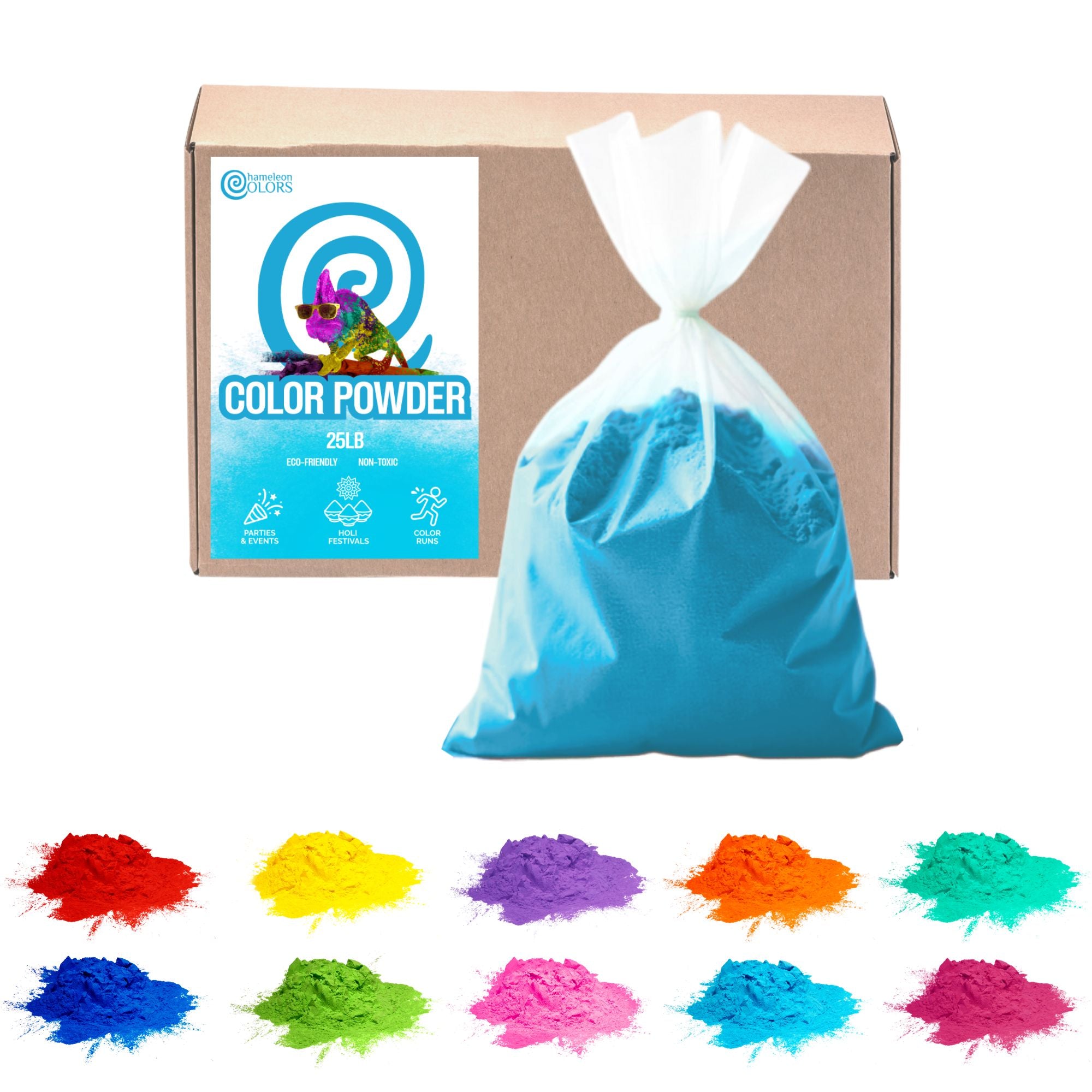Clear Color Powder Premium Bulk Color Powder – 25 lb Box | Chameleon Colors