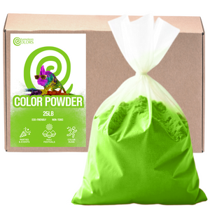 Chameleon Colors green bulk chalk powder for kids, safe color powder for art and creative play.