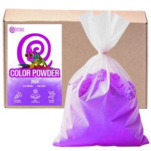 Chameleon Colors purple color run powder for parties, color wars, and creative projects.