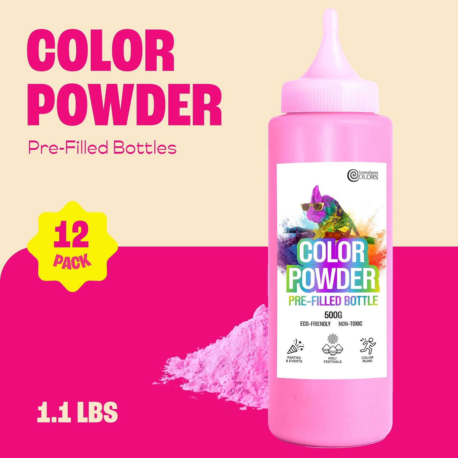 Pre-filled Squeeze Bottles | X-Large Size (500g) | 12 pack
