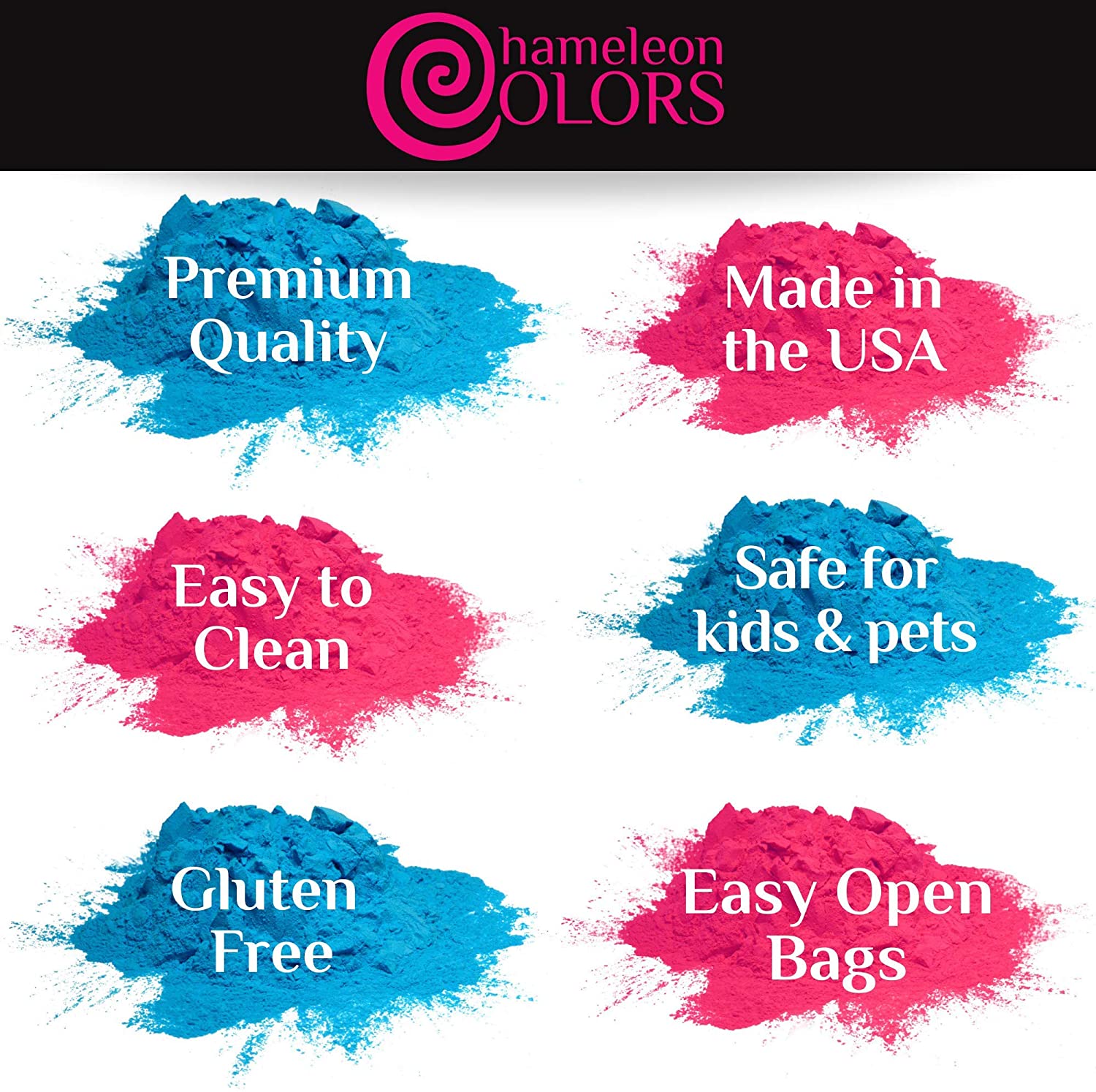 Gender Reveal Burnout Kit Chameleon Colors