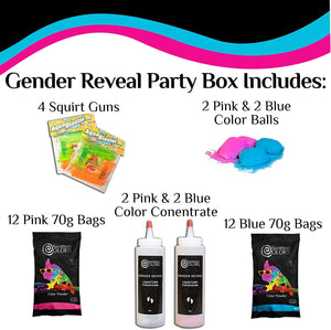 Chameleon Colors Gender Reveal Party Box