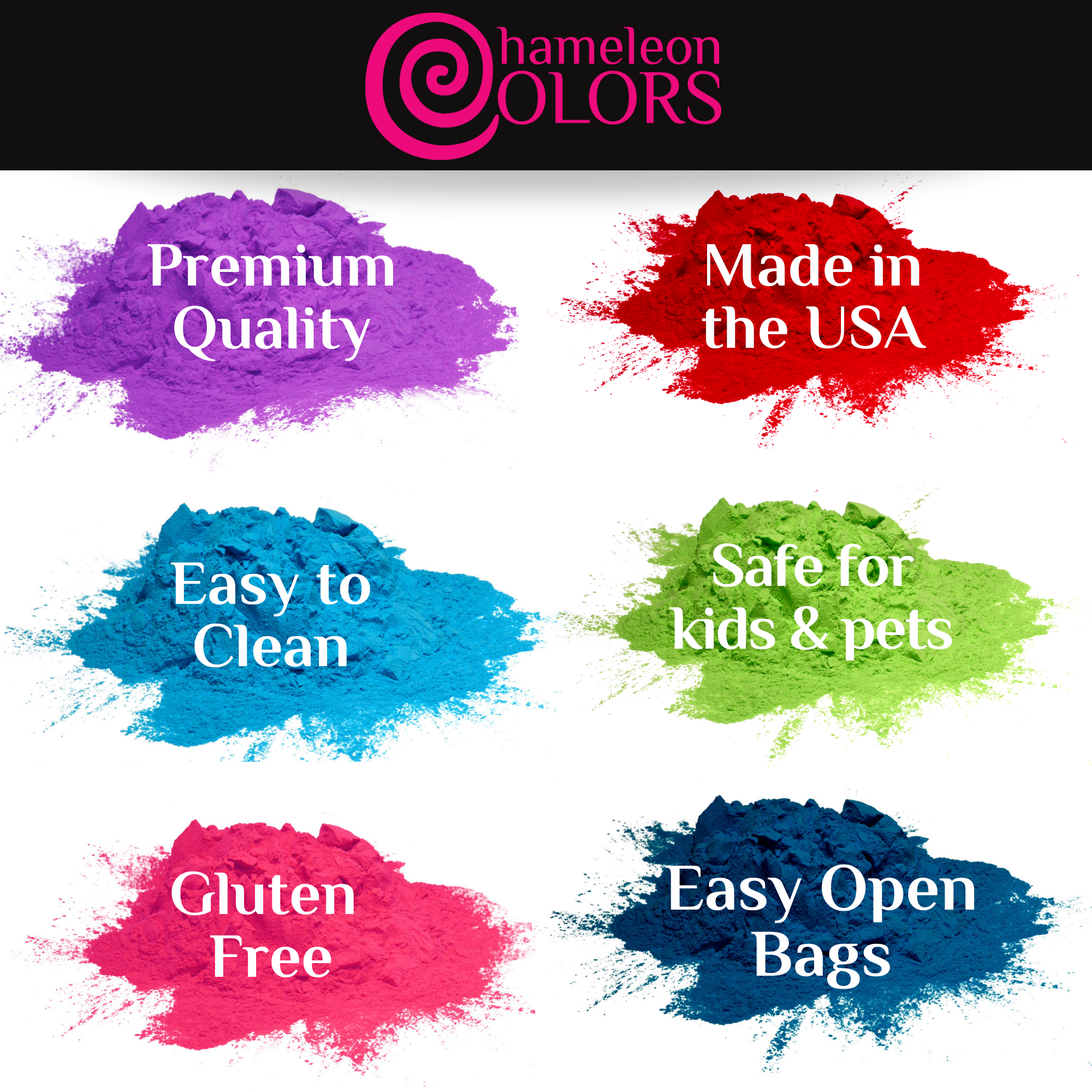 Bulk Color Powder Packets – 100 x 70g | Chameleon Colors