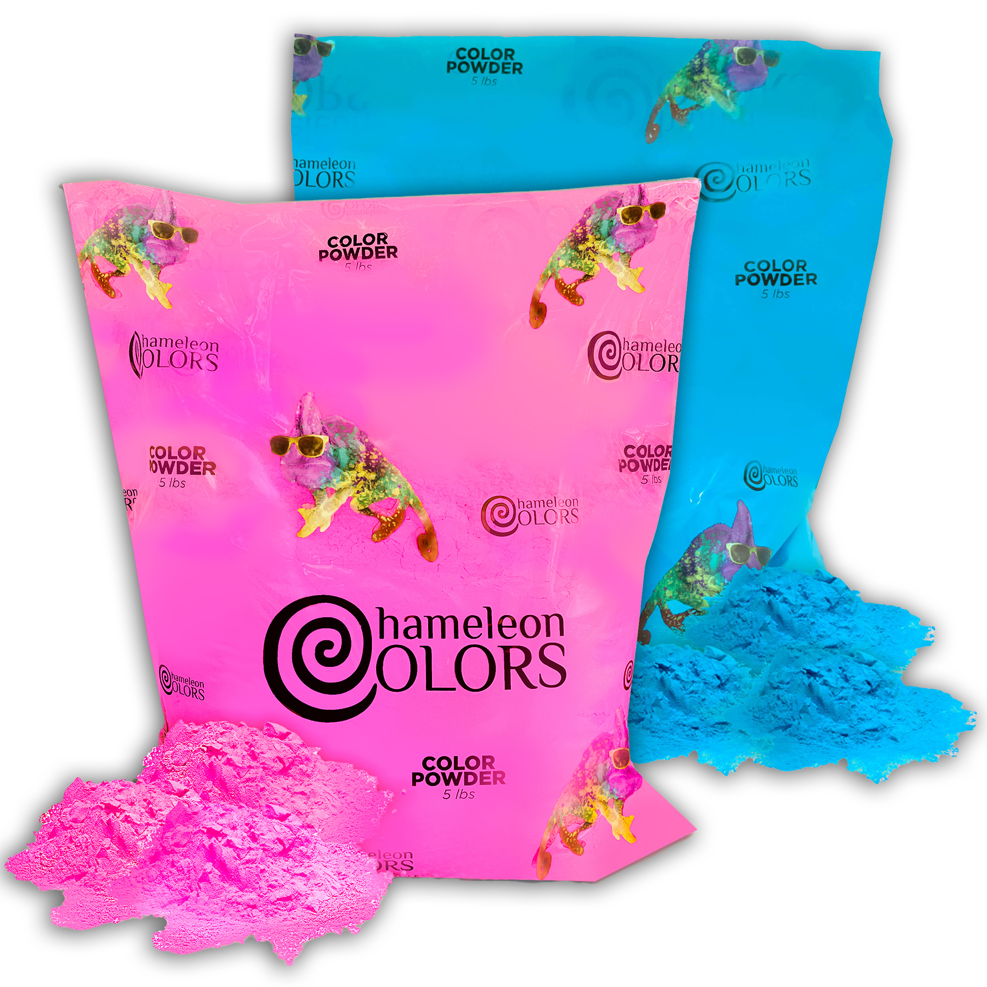 Gender Reveal Color Powder Packet Combo - 5 Pink/5 Blue Color