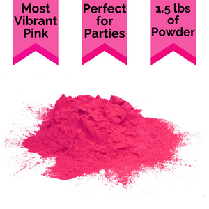 Chameleon Colors gender reveal color powder pink