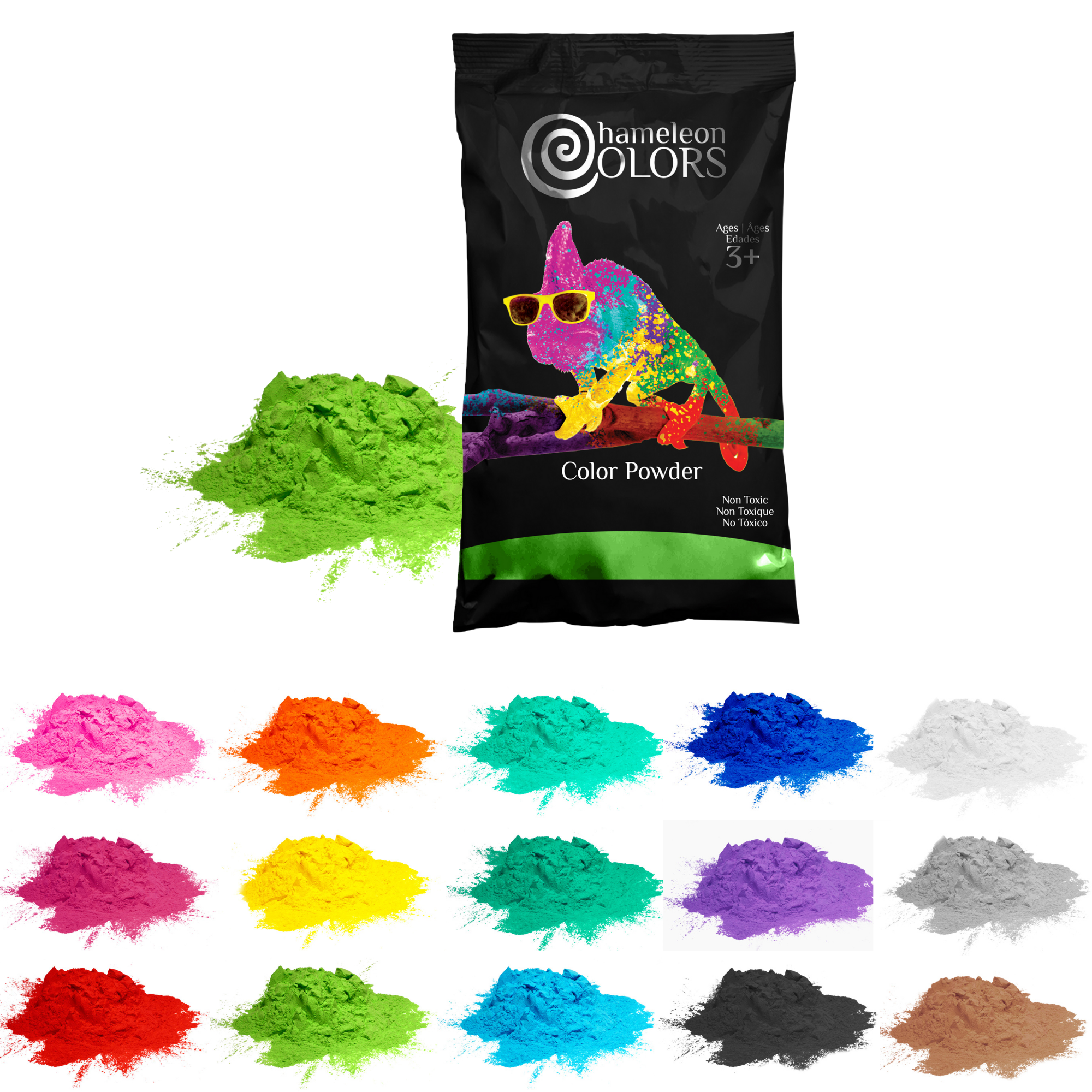 70g Color Powder Packets – 15 Color Options | Individual Bags