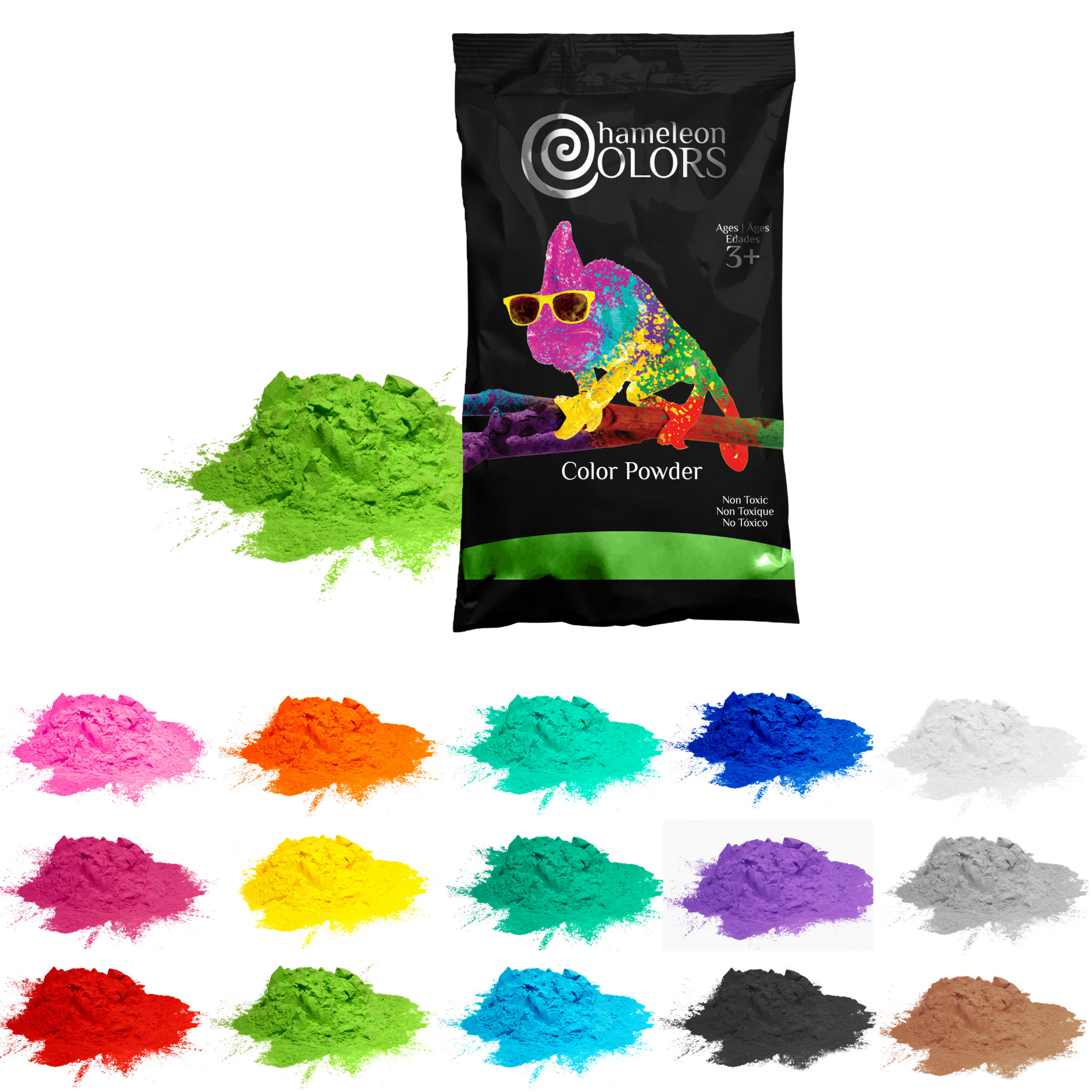 Chameleon Colors 25 lb. Color Powder - 1 Pack - Vibrant Red Color - For  15-20 People - Kid Friendly, Non-Toxic & Gluten-Free - Great for Holi,  Color