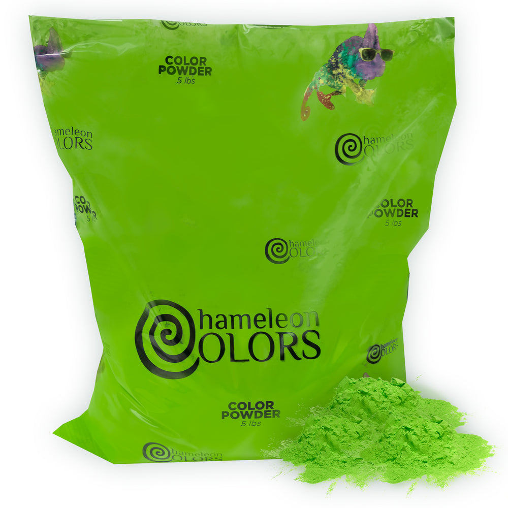 Chameleon Colors Color Powder, 3 Colors of Holi Powder, 15 Pounds (5 Pounds  per Bag), Pack of 3