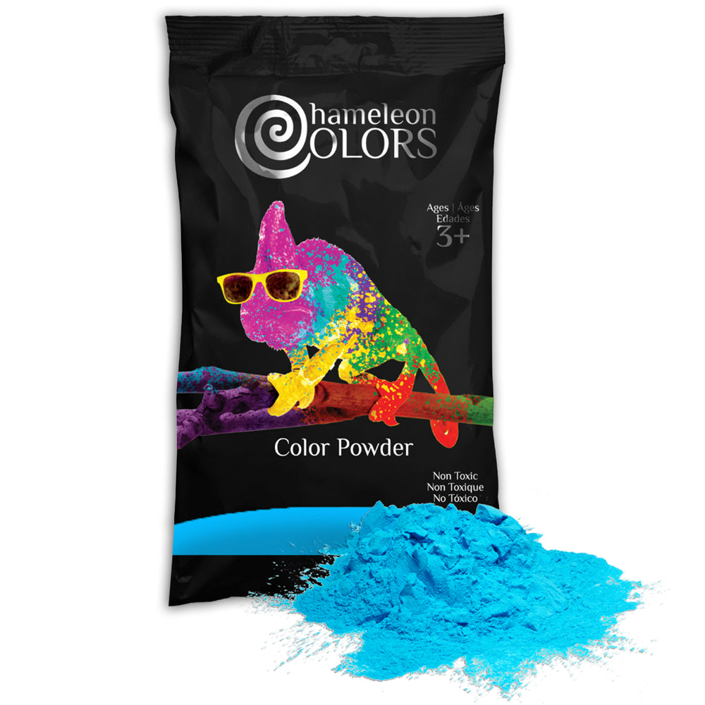 Chameleon Colors Holi color powder 1 pound bags blue
