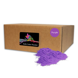 Chameleon Colors purple bulk color powder run