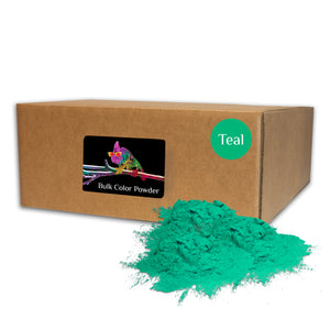 
            
                Load image into Gallery viewer, Chameleon Colors teal bulk color powder run
            
        