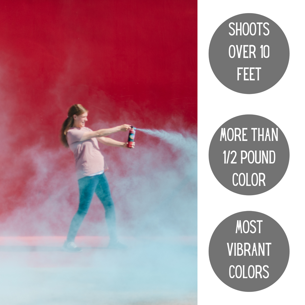 Gender Reveal Fire Extinguisher Color Blasters - Chameleon Colors