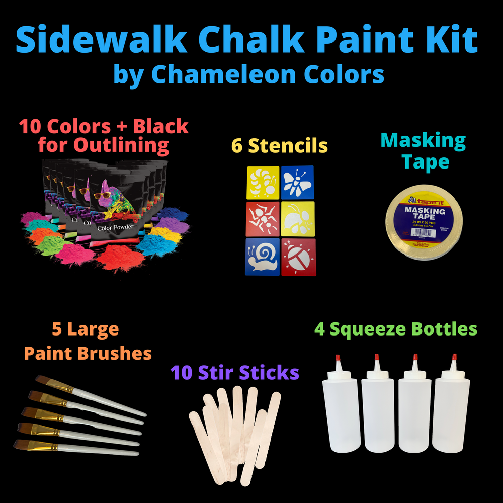 Chameleon Colors Ultimate Sidewalk Chalk DIY for Kids